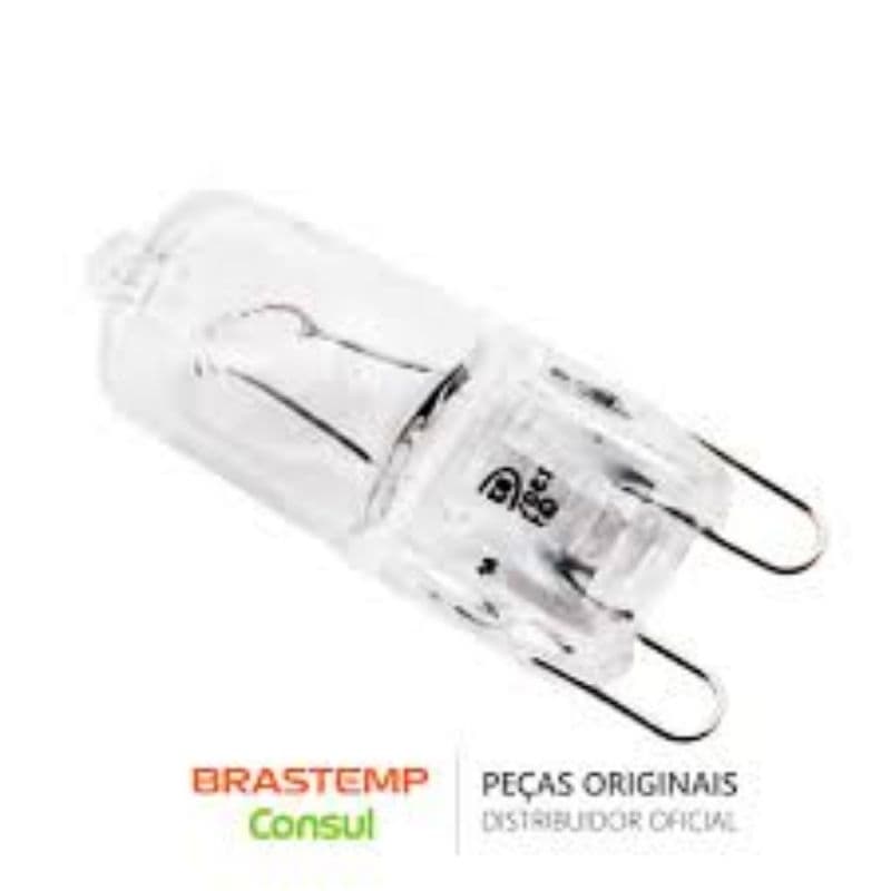 Lâmpada halógena G-9 25w forno Consul e Brastemp