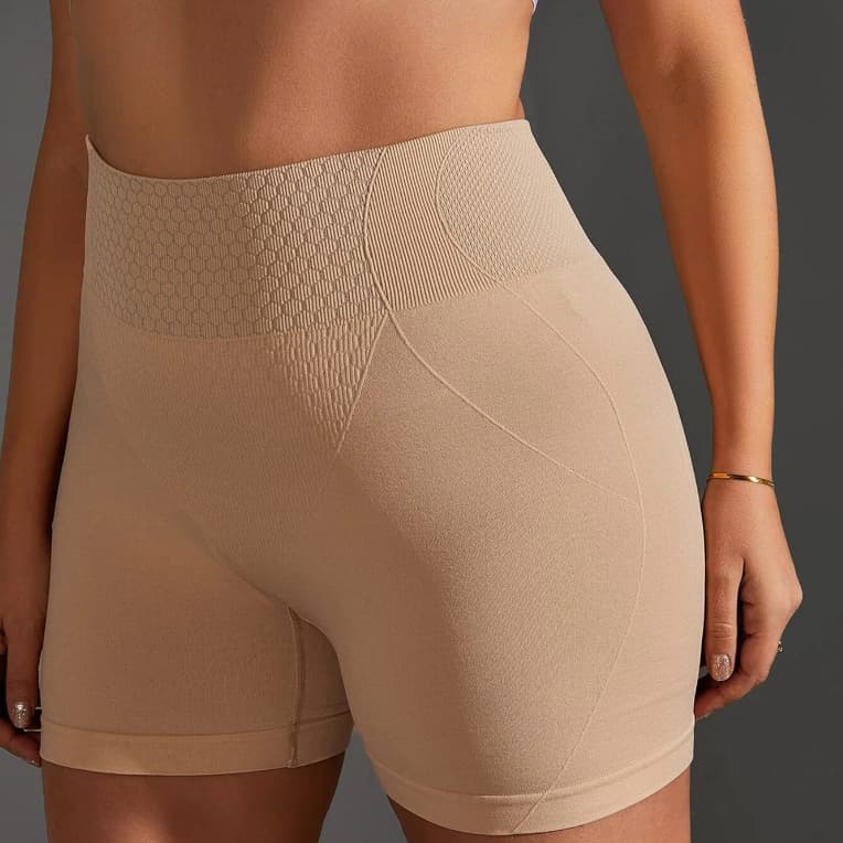 Cinta Modeladora Short Compressão Reduz Medidas Para Vestido Empina Bumbum Feminina