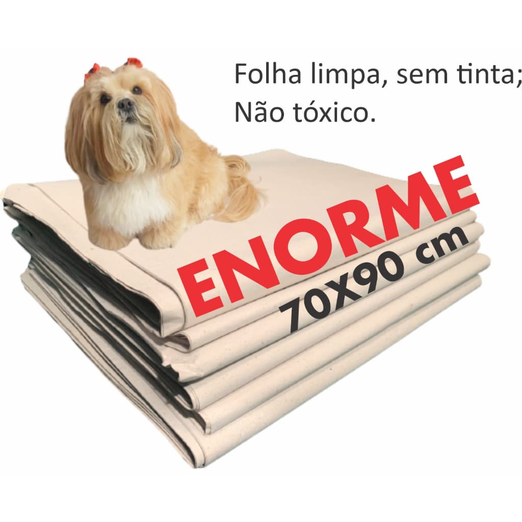 JORNAL TAPETE  PAPEL GIGANTE 5kg 7,5kg 10kg  70x90cm MANILHA PET, Cão, calopsita, gaiola, embrulho