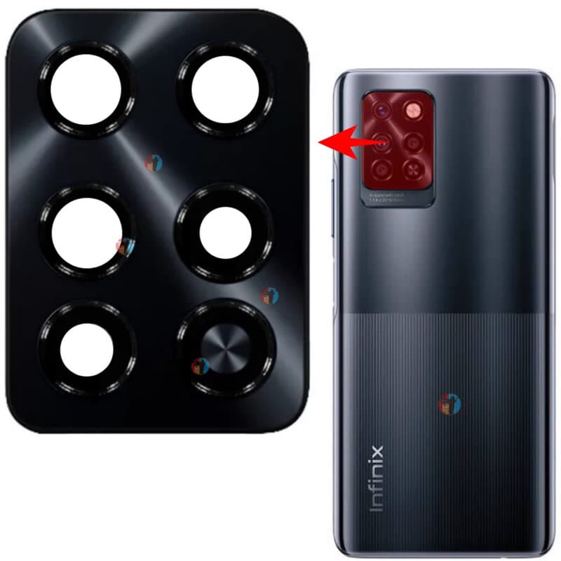 Vidro da Camera Infinix Note 10 Pro X695 Lente da Câmera Traseira Vidrinho Traseiro Original