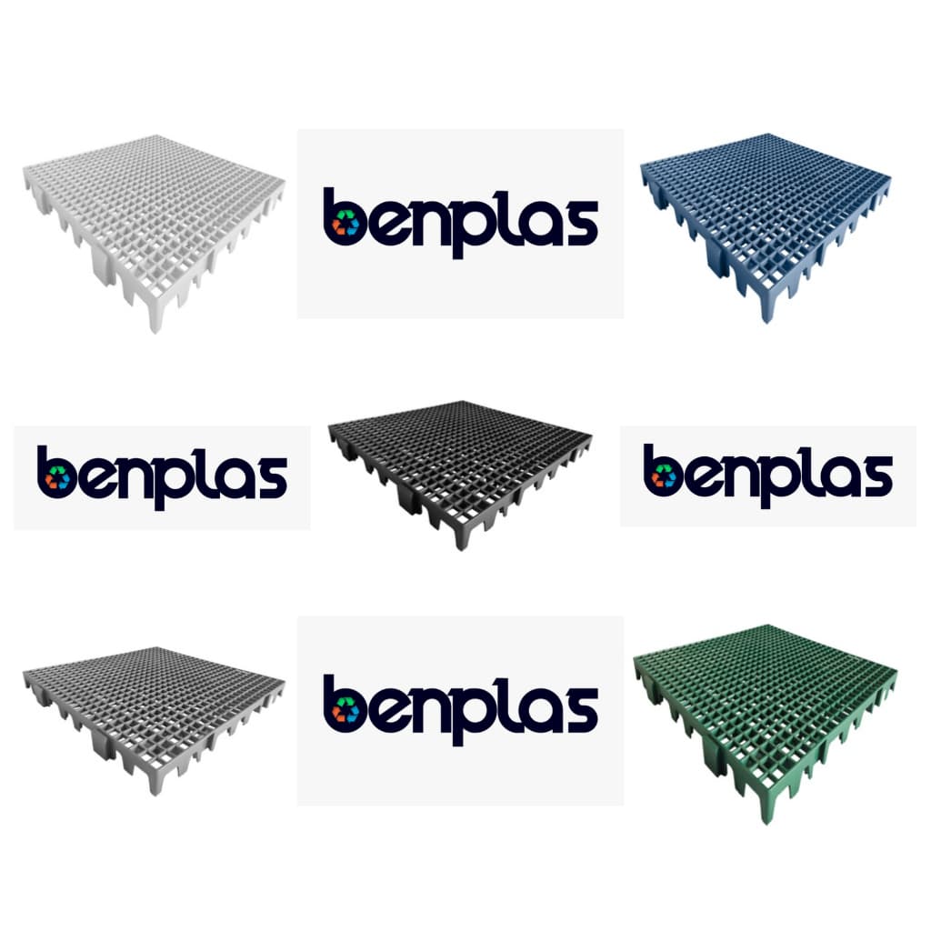 Piso Estrado Modular Benplas 50cm x 50cm - Benplas