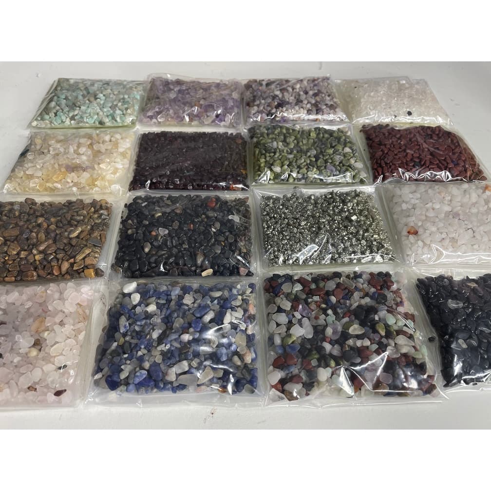 Cascalhos de pedras naturais para artesanato, aquário, jardim, pacotes de 100g