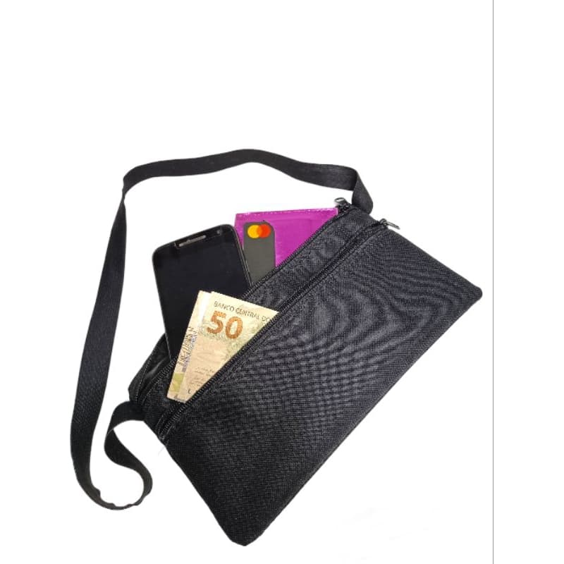 Porta Dinheiro Bolsa Cintura  bolsa Secreta Polchete Anti Furto Doleira Money Celular