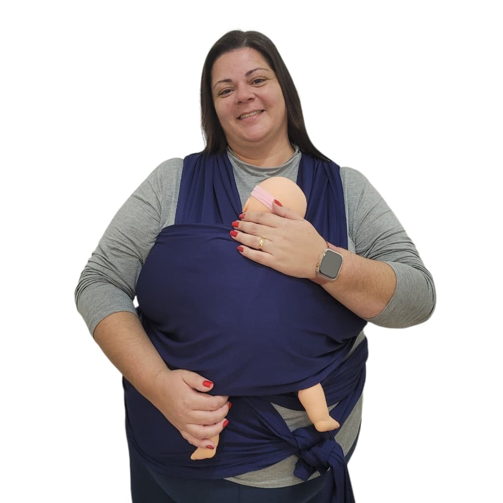 Canguru de Bebê Plus Size Sling Para Mamãe e Papai 7  metros GG