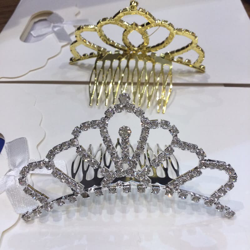 Tiara Coroa Pente Princesa/ Noivas/festa Strass Debutantes