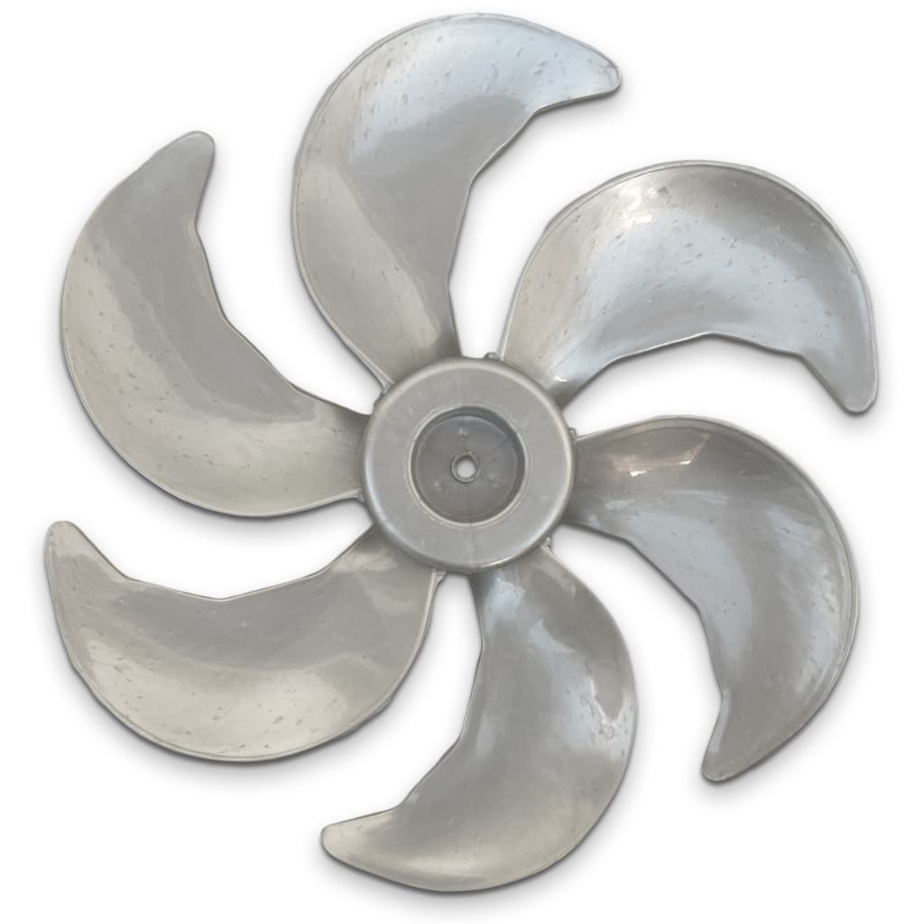 Hélice Ventilador Mallory 6 Pás Prata 30cm Original
