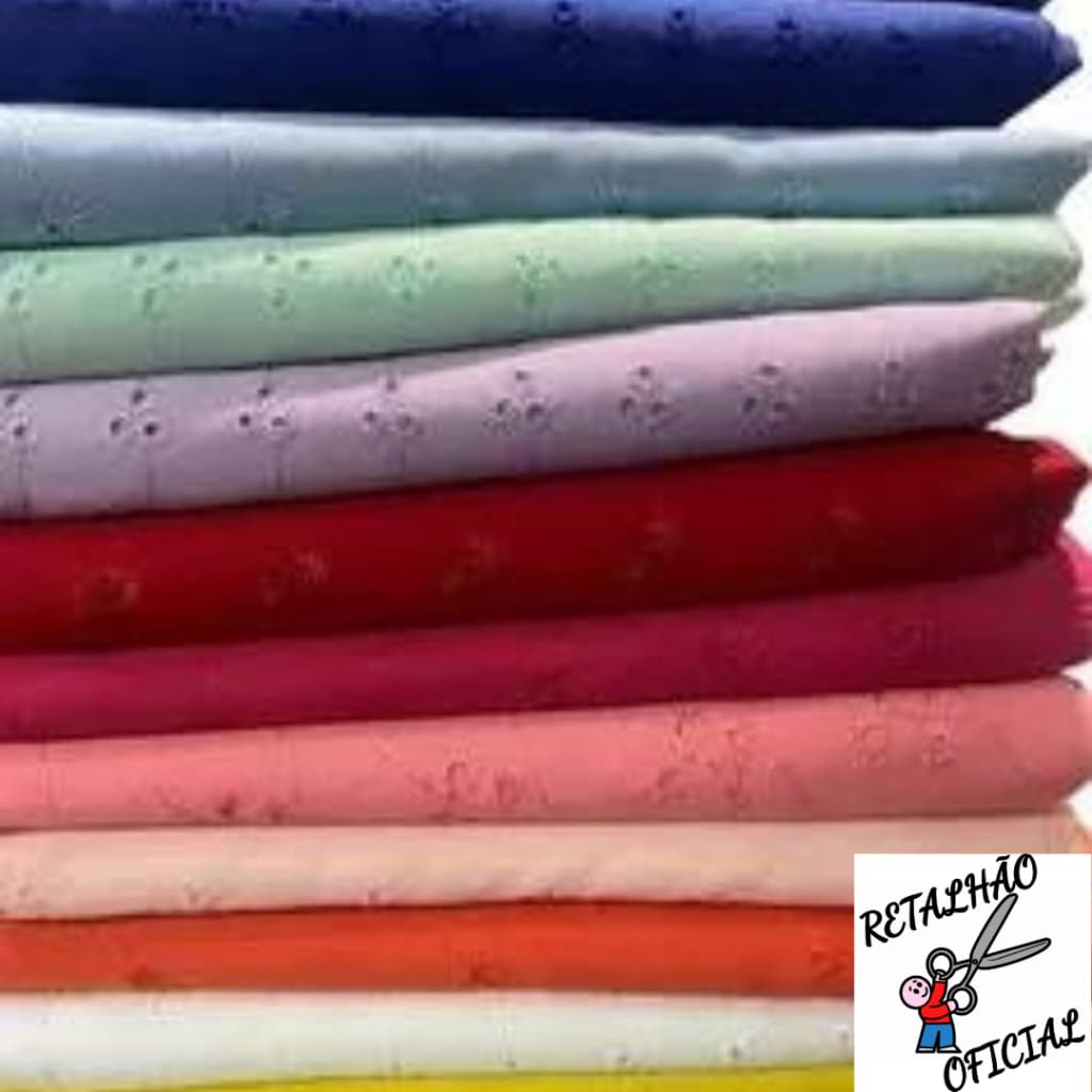 4 Metros Tecido Laise de Algodão