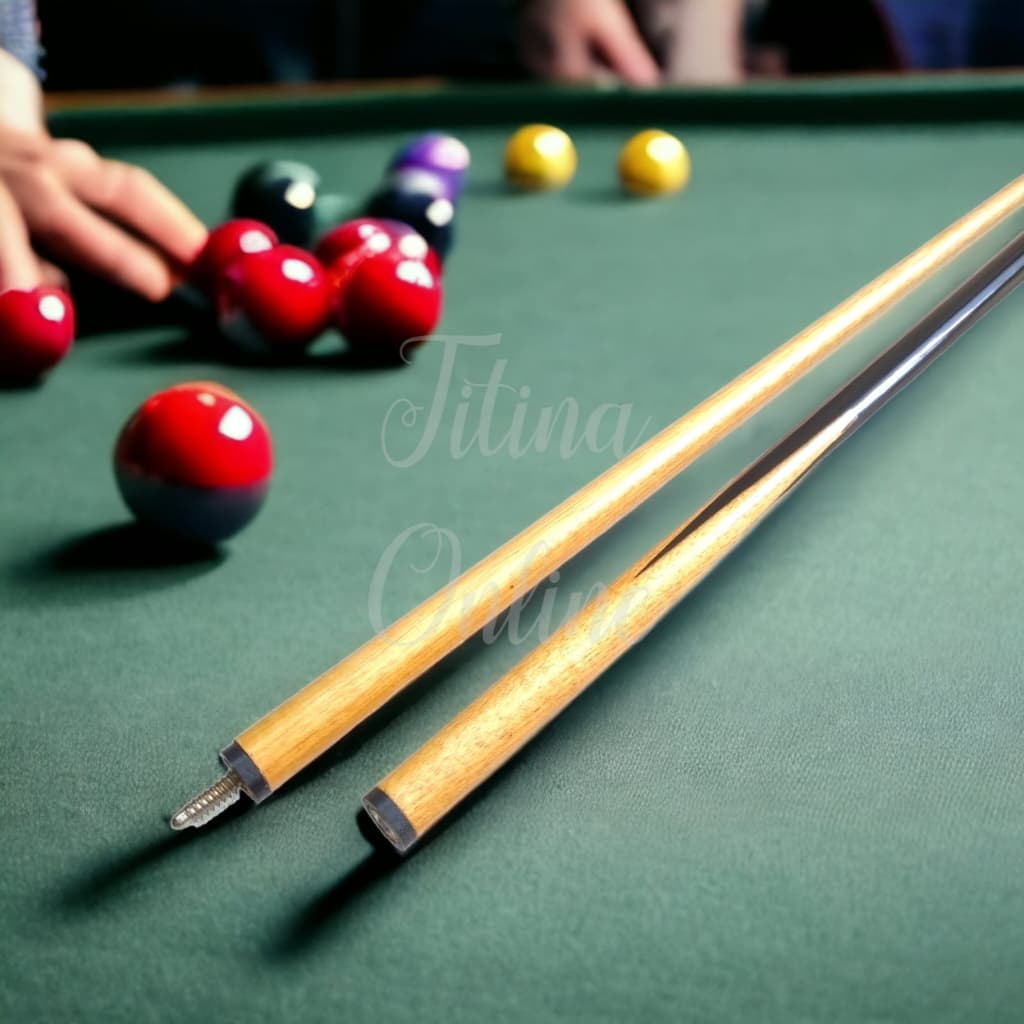 Taco Sinuca Profissional Com sola De Couro + Giz +Capa premium top