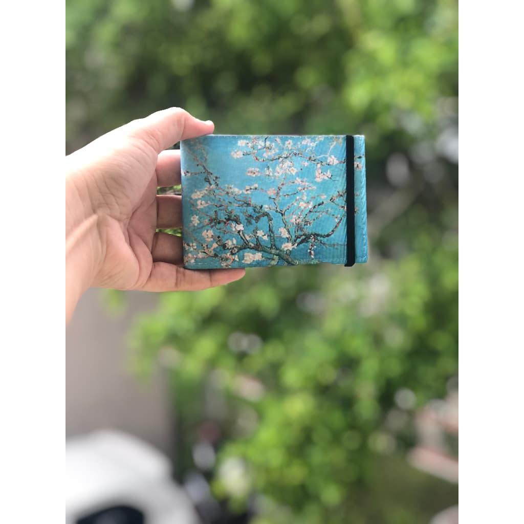 Carteira Slim Van Gogh Quadro Amendoeira em Flor