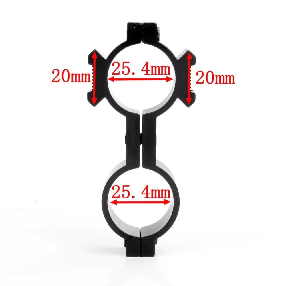 Mount Adaptador 24.5mm com Trilho 20mm