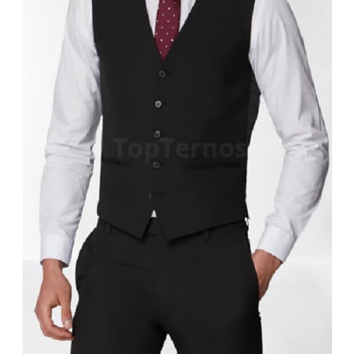 12 Colete Social Masculino Preto 5 Botões C/regulagem NOVO