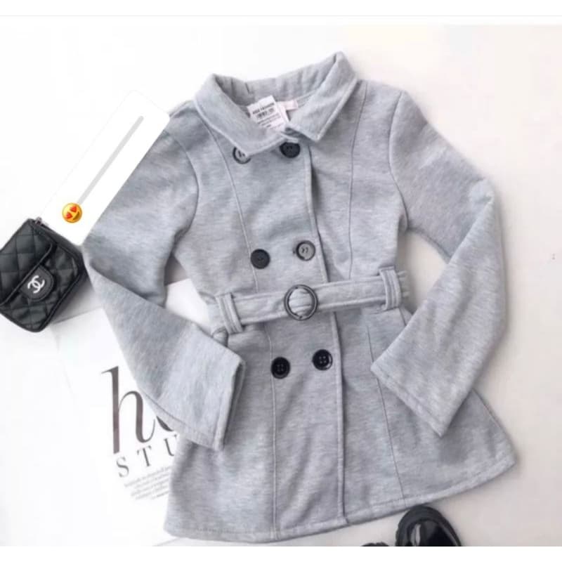 Casaco Sobretudo infantil menina flanelado 2 ao 14