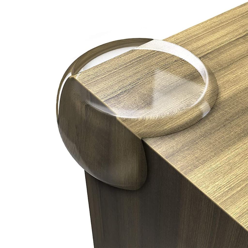 Kit 12 Protetor Quina De Mesa Em Silicone Com Adesivo Para Móveis Quarto Cozinha Promoção