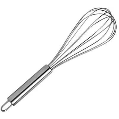 Batedor de Ovos Massas Bolos Foet Fue Profissional Inox