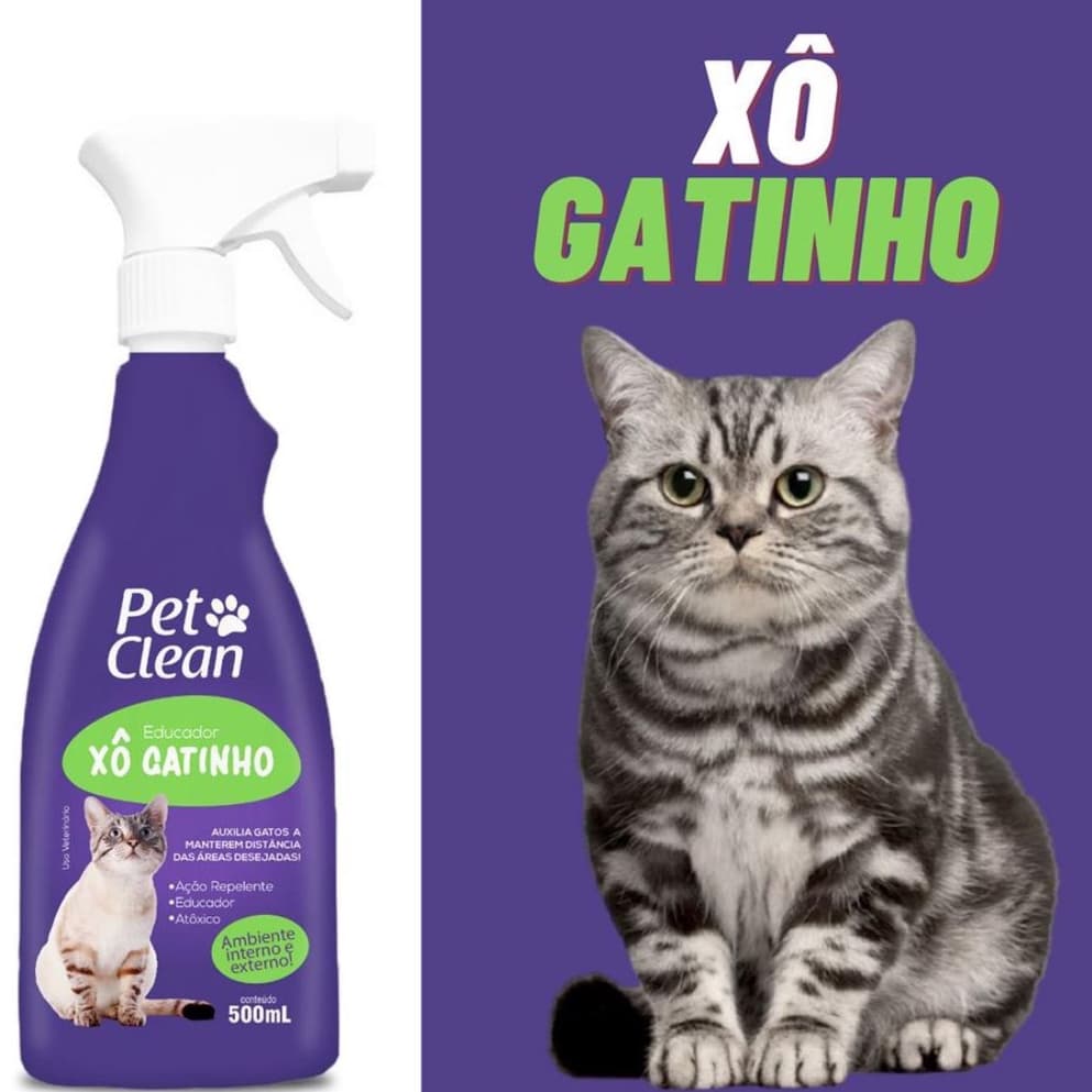 Educador Sanitário Xo Gatinho Pet Clean para Gatos 500 ml