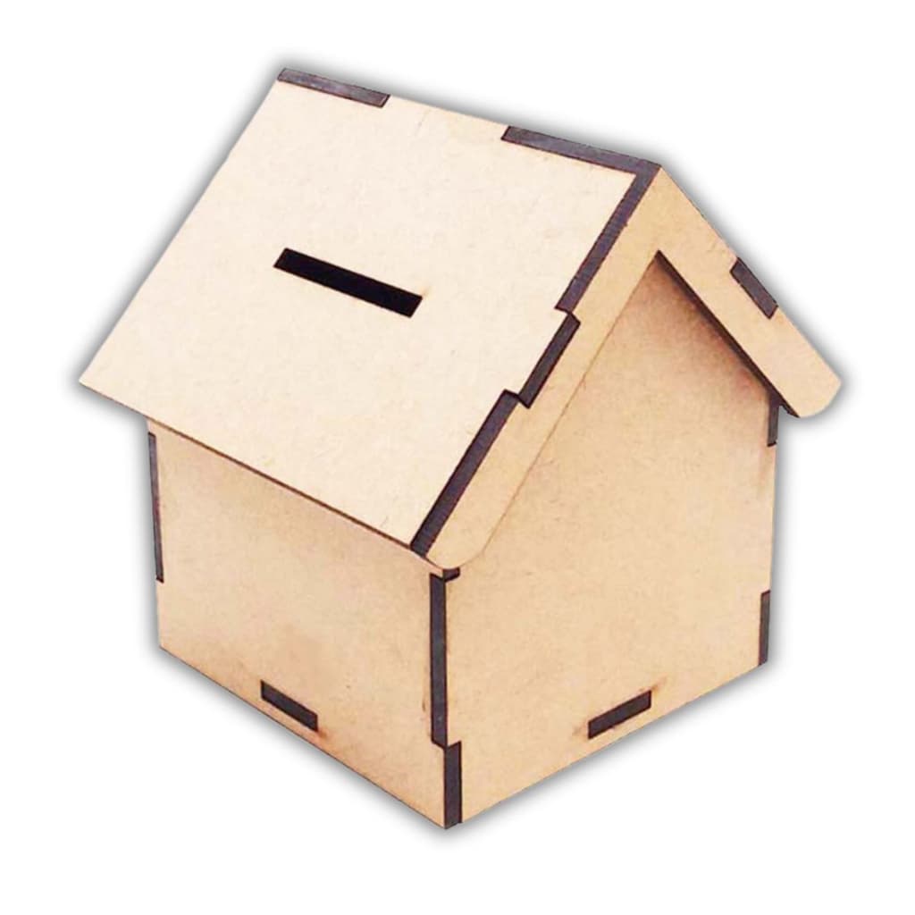 Kit 10 Mini Casinha Cofrinho 8 X 10 cm para festa lembrancinha cofre de presente decoração