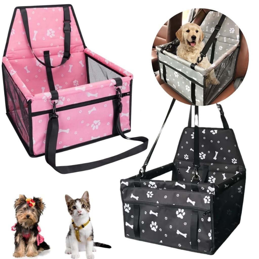 Cadeirinha Pet Assento Carro Transporte Pet Cadeira Pet para Auto Cães Gatos Viagem