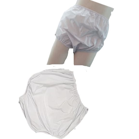 Calça Plástica Incontinência Urinária Geriátrica Adultos Pvc- 4 Unidades Adulto Nilce