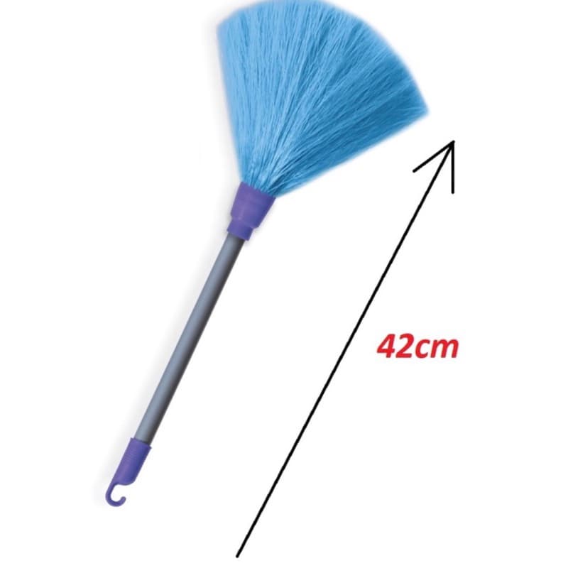 Espanador De Pó Em Fibra Sintético 42cm