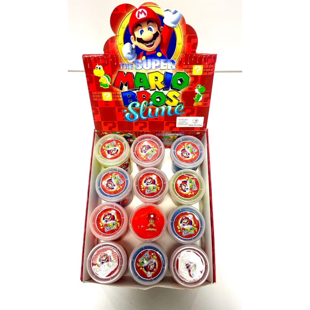 Slime Surpresa Super Mario caixa com 12