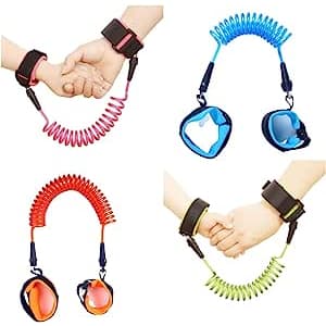 Pulseira Guia Anti-Perda Infantil Criança Bebe 1,5m Segurança Coleira