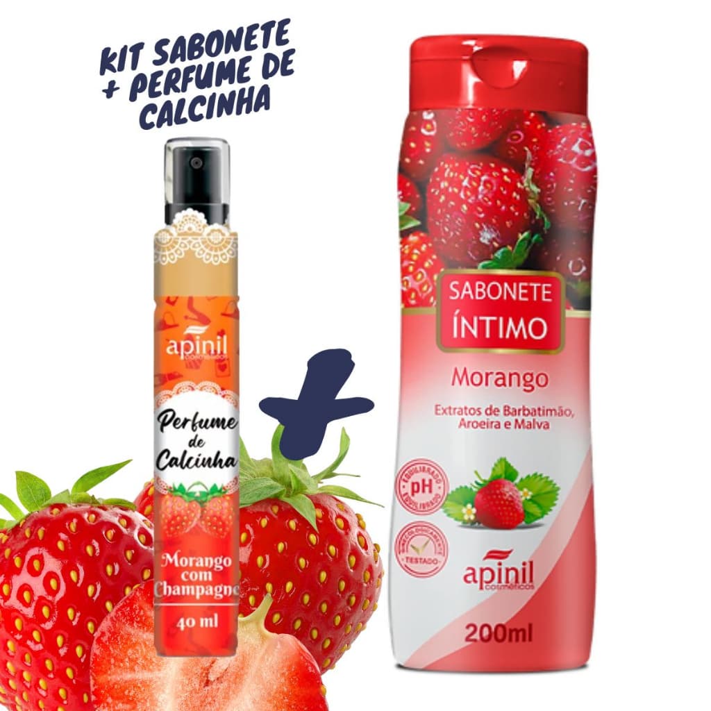 Kit Sabonete íntimo 200ml + Perfume de Calcinha 40ml Apinil