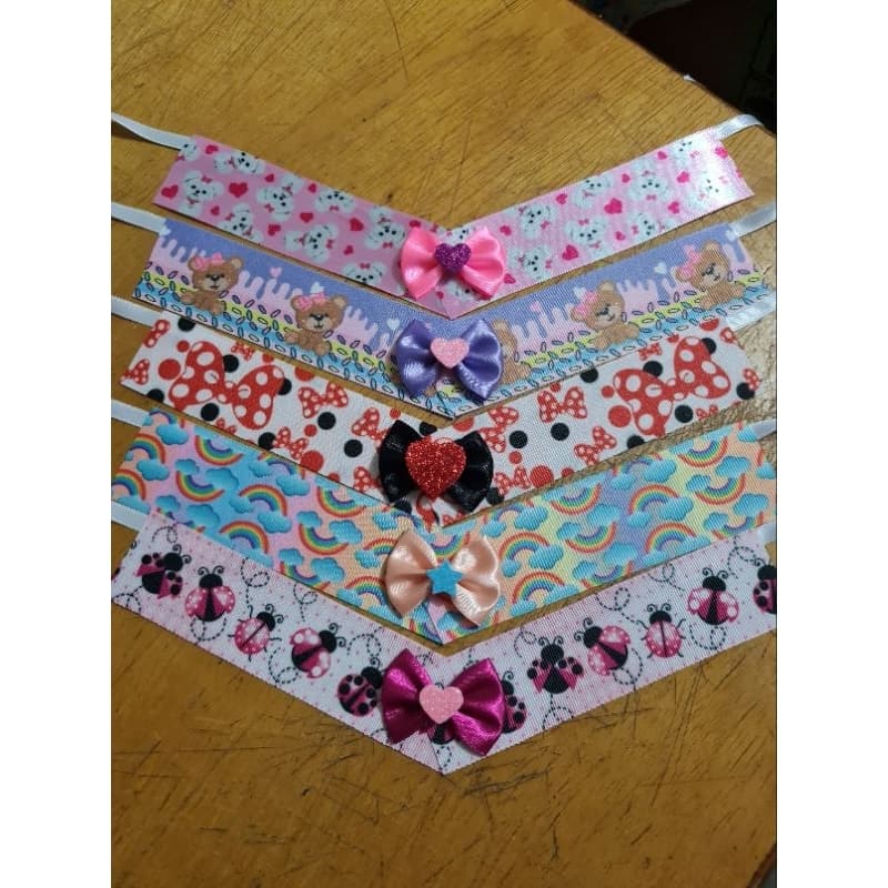 Gola em V, 20 unidades sortidas, banho e tosa pet shop