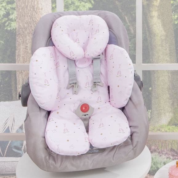 Apoio De Corpo Redutor De Bebe Conforto 2 Peças Menina