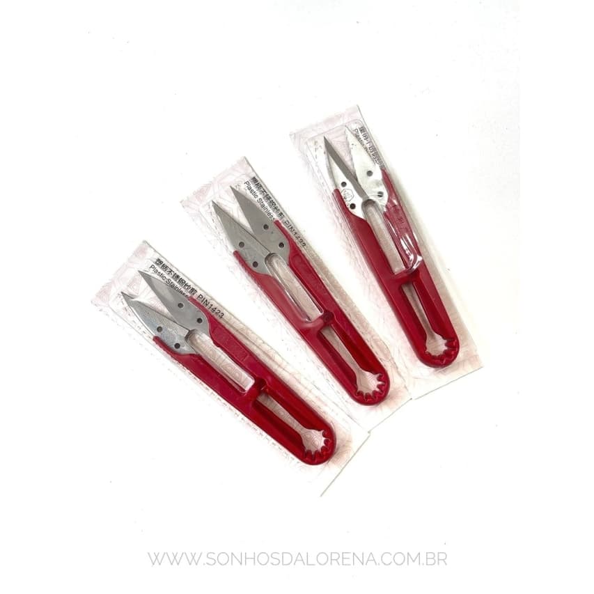 Tesoura de Arremate Tecelão Pic para costura utilizada em oficinas e confecções patchwork PIN 1423