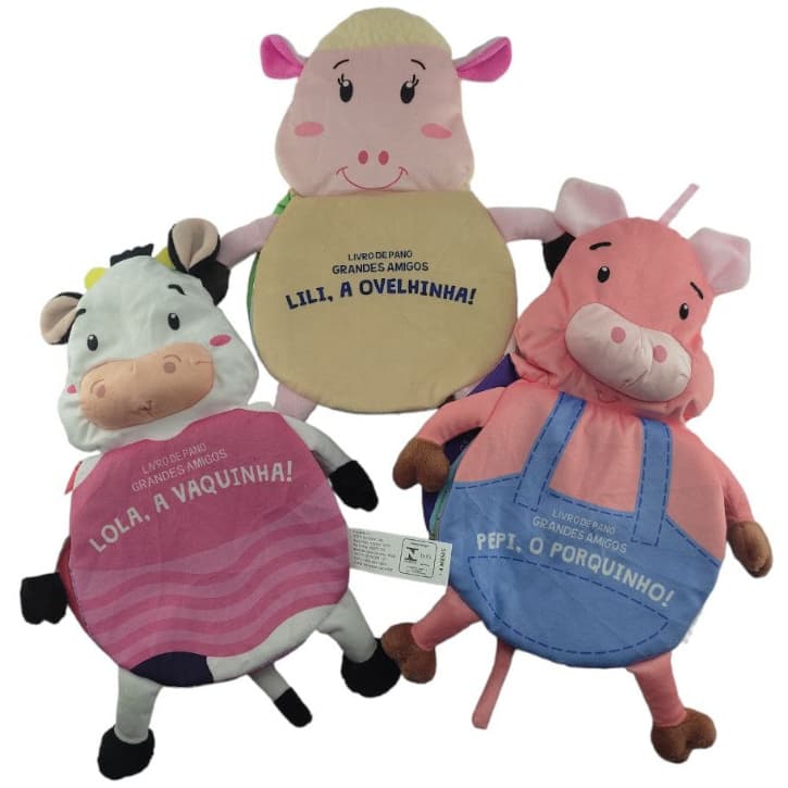 Livros de Pano - Lindos, Fofos e Resistentes - Seu Bebê vai Amar! SUPER OFERTA!