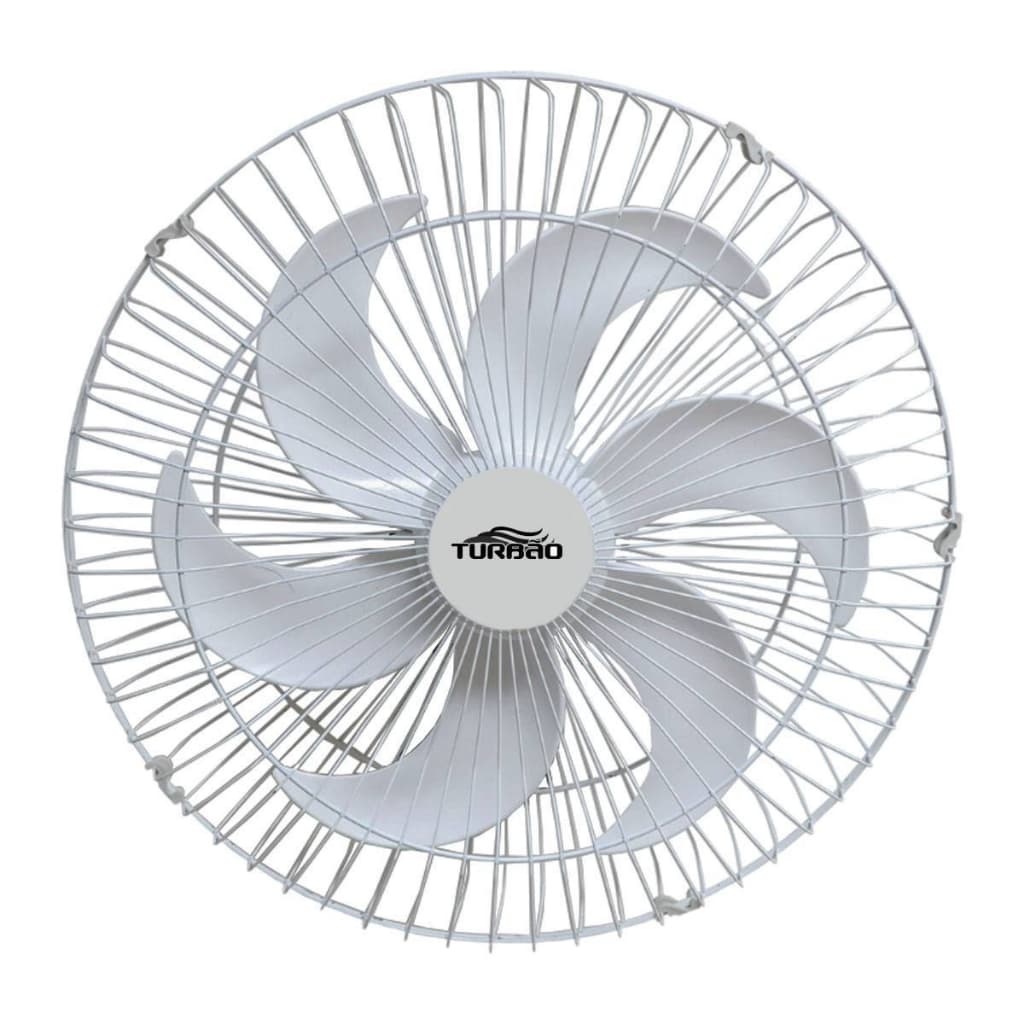 Ventilador de Parede 50cm Turbão 6 Pás Branco Bivolt Potente
