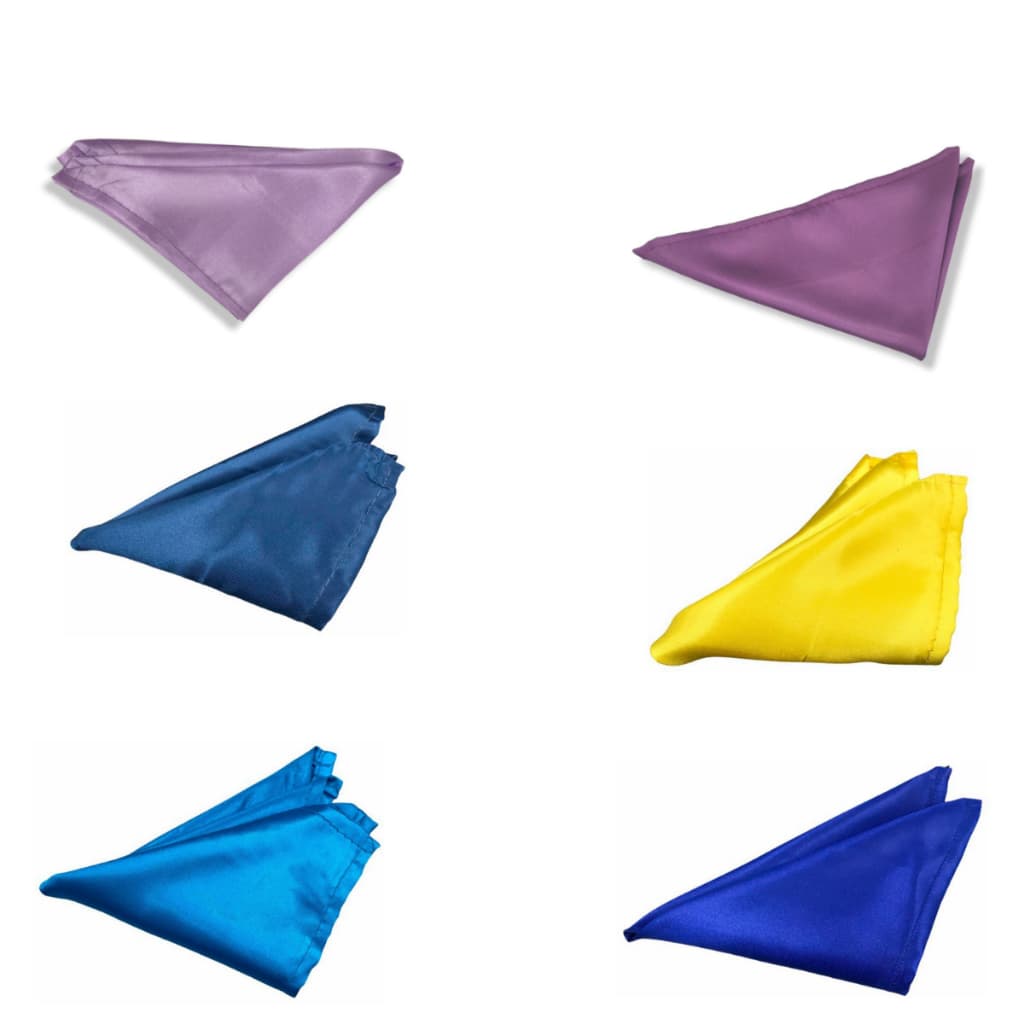 Lenço De Bolso Delicadeza em Cetim Para Casamentos Noivos