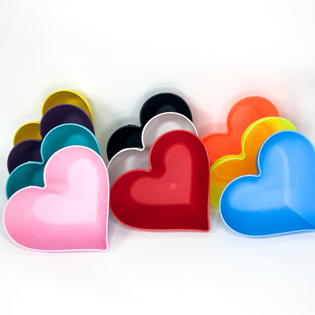 Conjunto 10 Cumbucas Petisqueira Coração 300ml