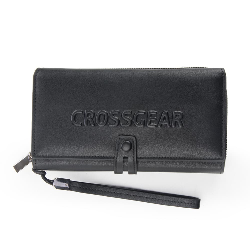 Carteira Pasta Feminina Porta Cartões Moedas Zíper Crosswave