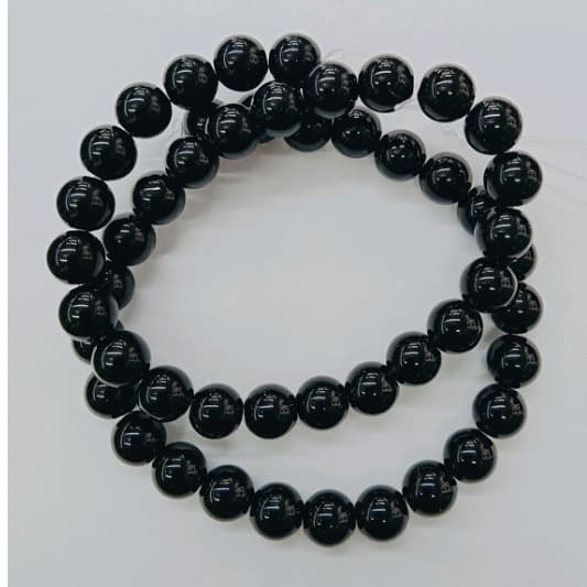 Fio de pedra natural  Onix 8MM - 94 unidades.