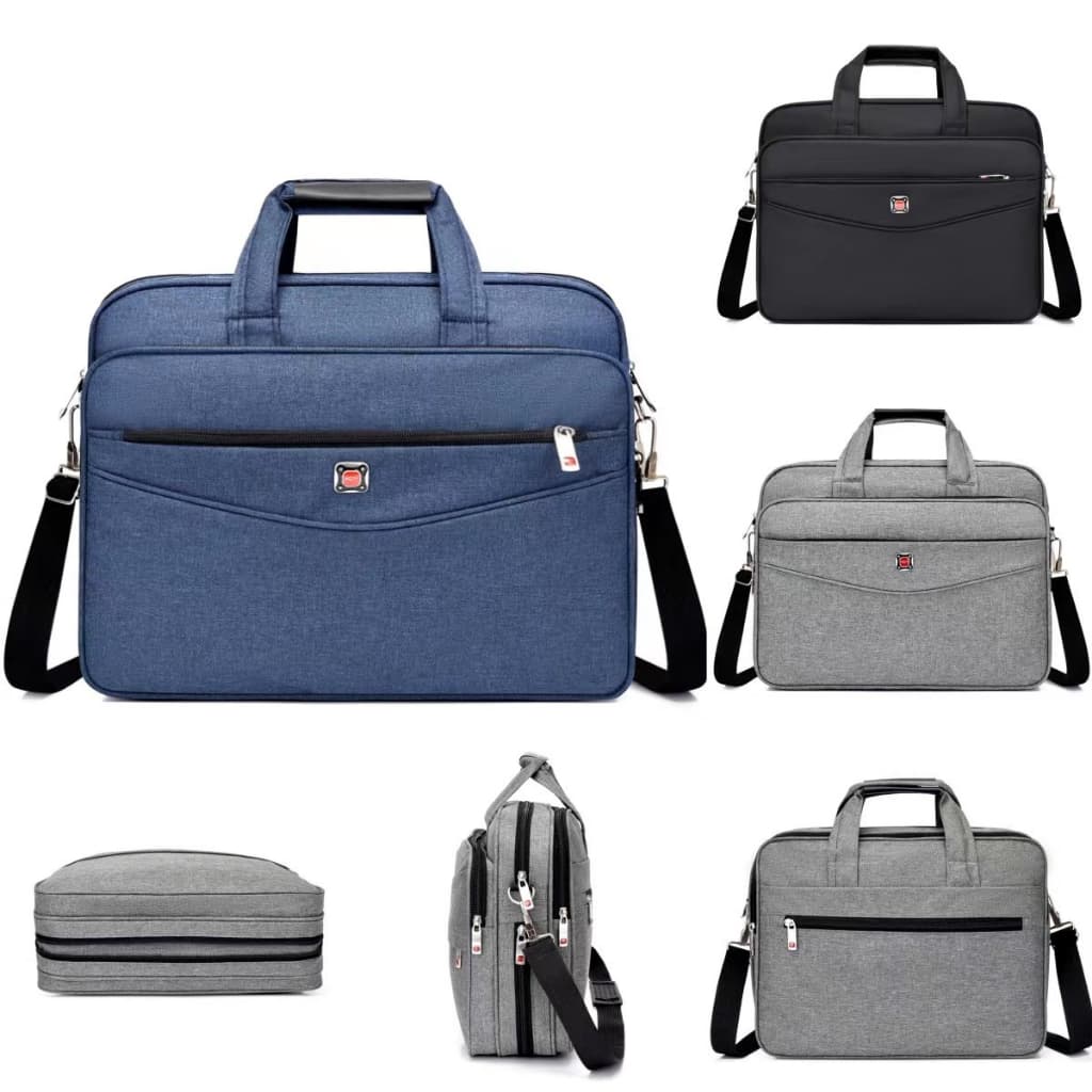 Bolsa pasta transversal alça de mão feminina masculina executiva notebook  livros p/professor