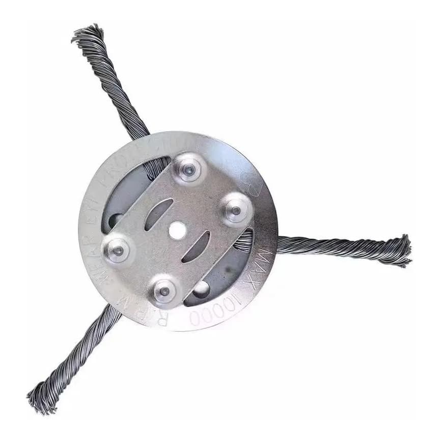 Disco Escova De Aço Para Roçadeira A Bateria 24v 30v 36v Nakasaki e Outras Marcas