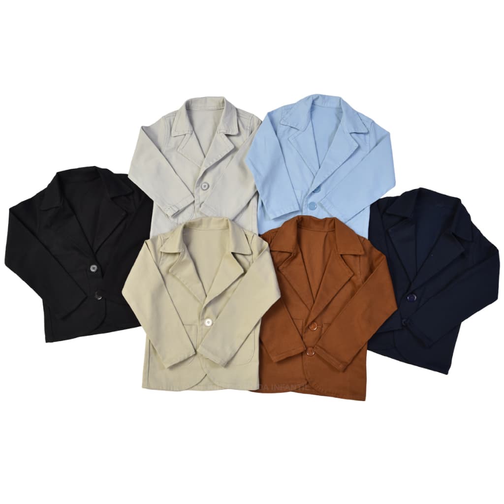 Blazer Social Infantil Casamento Batizado De 1 Ao 16 Anos Varias Cores