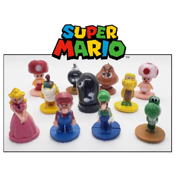 20 ou 40 bolinhas SUPER MARIO encapsulado Miniatura lembrancinha de aniversario Sacolinha