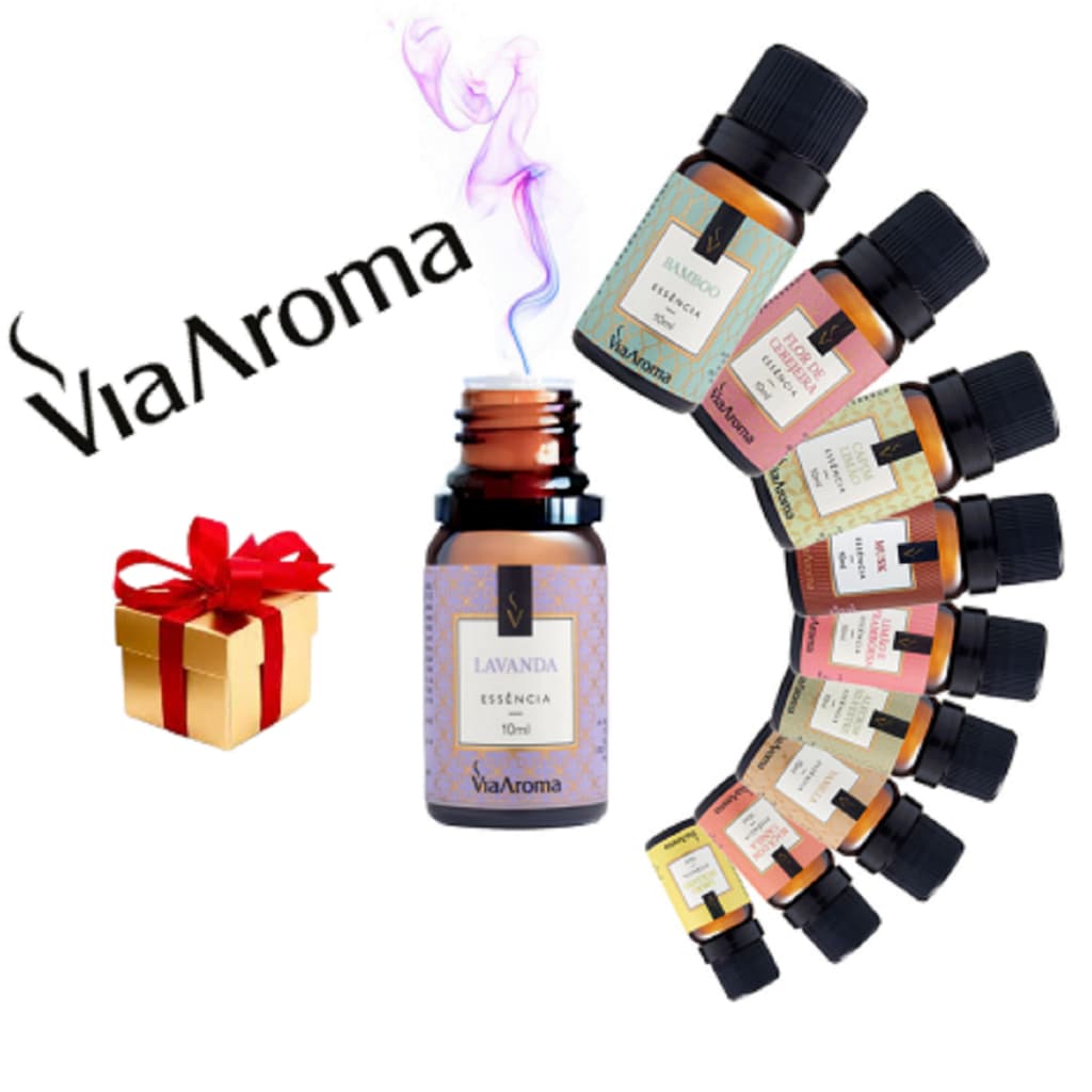 Essência Via Aroma Para Aromatizador Difusor Elétrico 10 Ml Cada Original - Escolha a sua