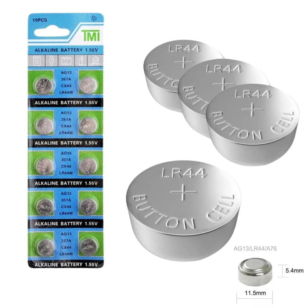 10Un Bateria Lr44 Ag13 Pilha Alcalina Original Super Oferta