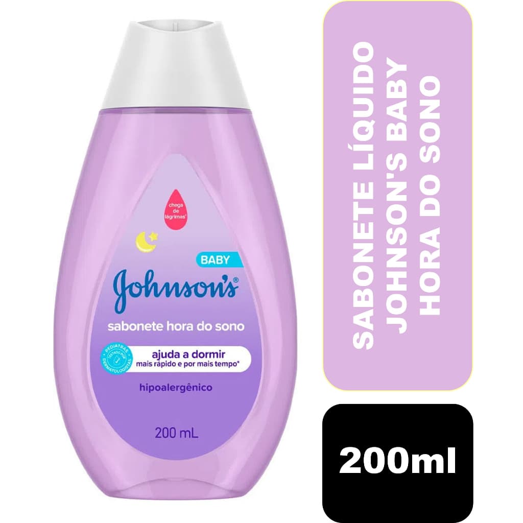 Sabonete Líquido 200ml Hora do Sono Johnsons Baby