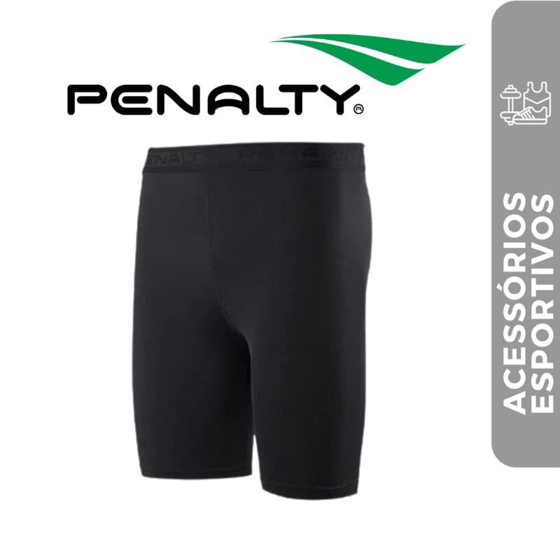Bermuda Térmica Masculina Penalty Compressão Proteção UV Shorts Térmico Esportivo