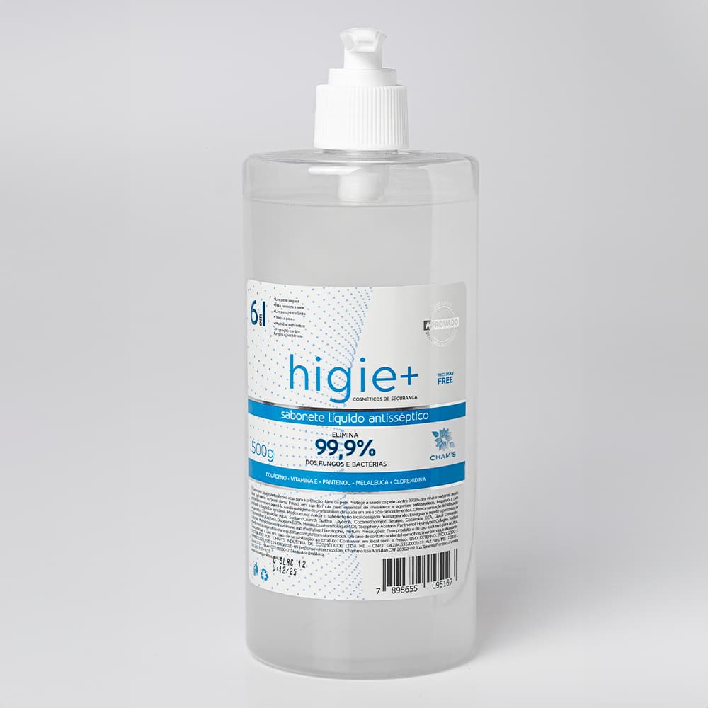 Sabonete Liquido Antisséptico Glicerinado 500 ml