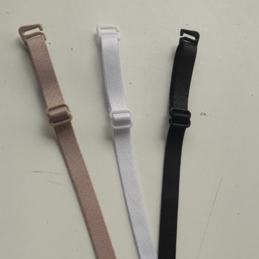 Kit com 3 pares de alças de removível para sutiã