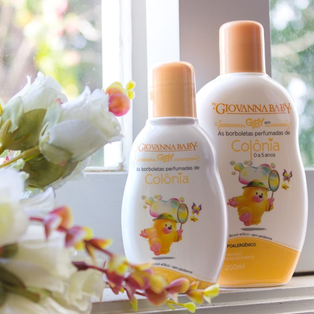 Deo Colônia Giby 100ml ou 200ml Giovanna Baby