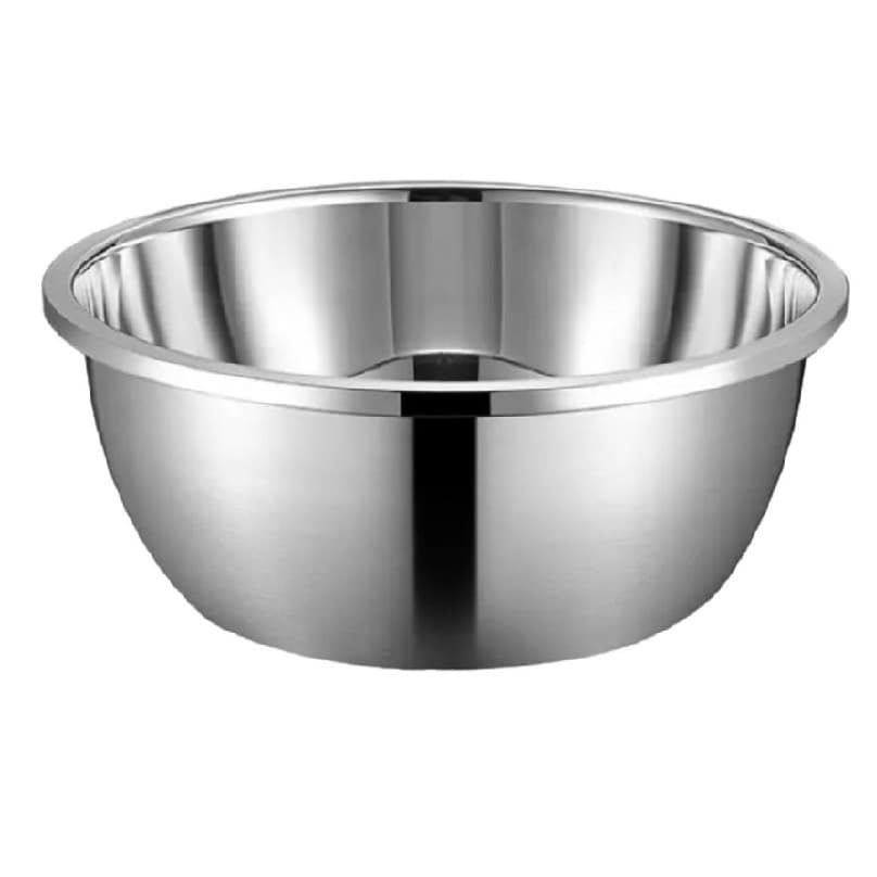 Tigela Bowl Inox 24CM Culinária Massas Doces Bolos Envio Imediato