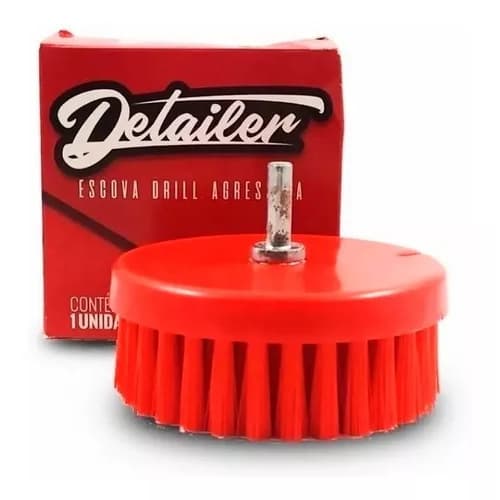 Escova Drill Agressiva Para Parafusadeira Furadeira  Detailer