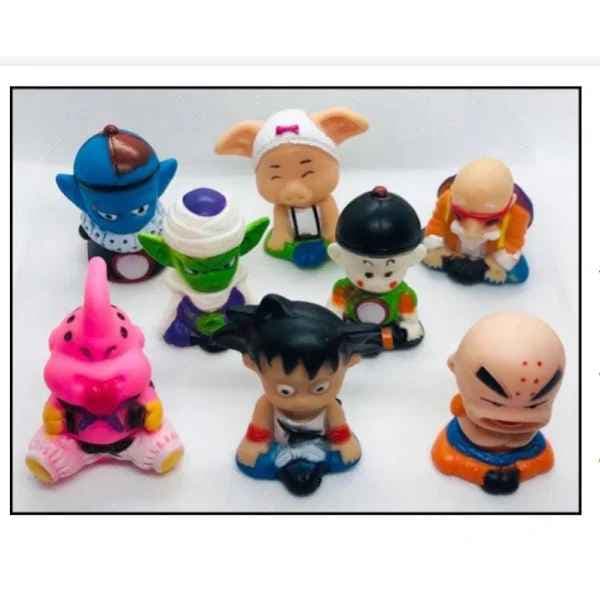 10 bolinhas encapsuladas DRAGON BALL dedoches Lembrancinha Festa Coleção Brinde Ovo de Páscoa