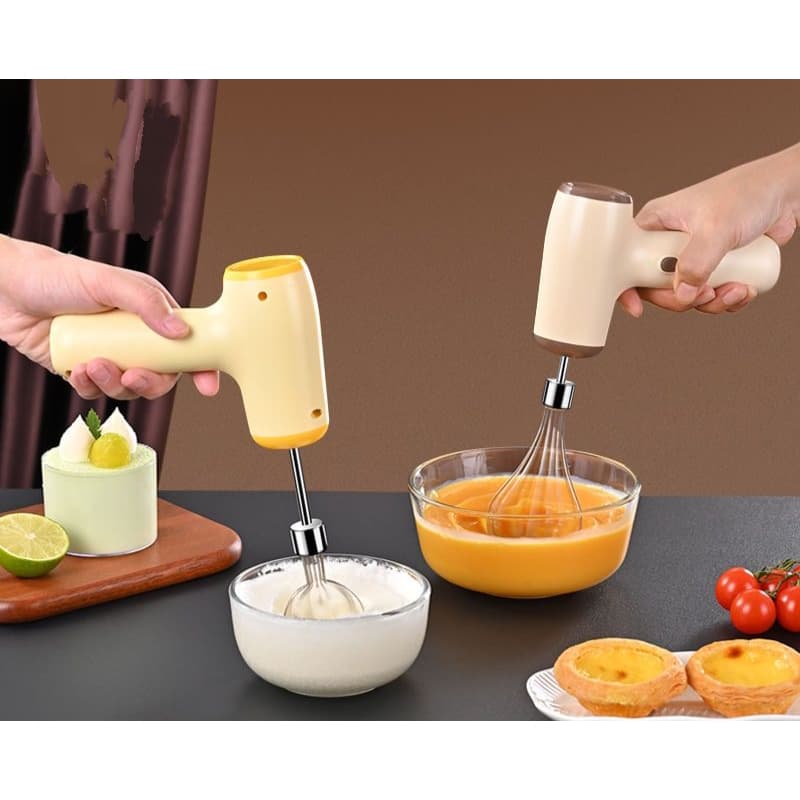 Batedor Elétrico De Ovo Com Mixer/Ferramenta De Cozinha De Aço Inoxidável